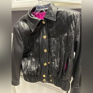 St. John leather jacket